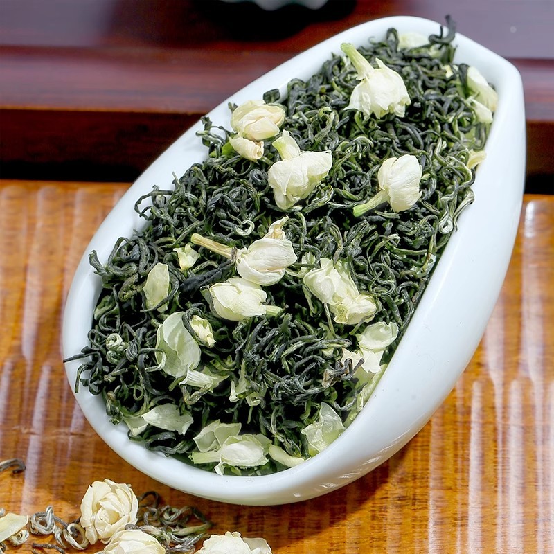 G0025 Rich Aroma Jasmine-Scented Green Tea, 500g (4 Boxes x 25 Bags)
