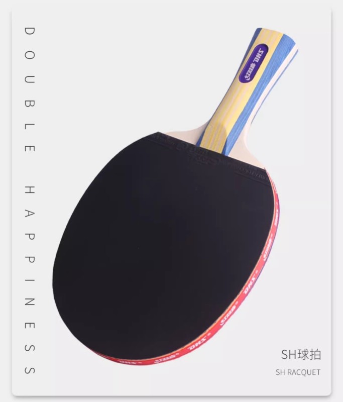 S3008 Double Happiness Table Tennis Racket  1 Pair