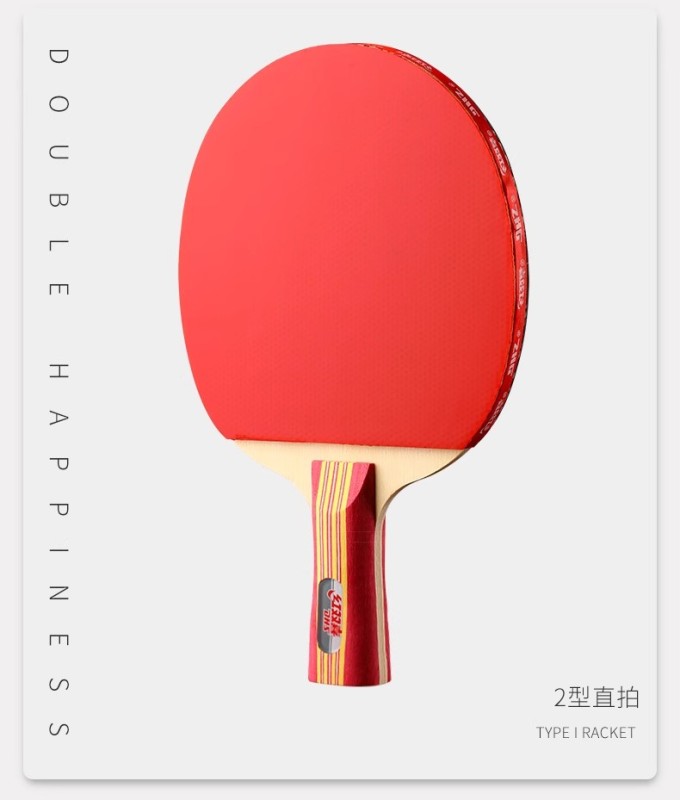 S3008 Double Happiness Table Tennis Racket  1 Pair