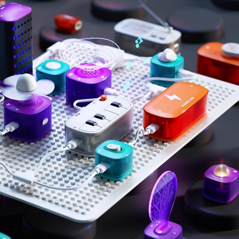 T0018 Children's Circuit Building Blocks STEM Science Kit