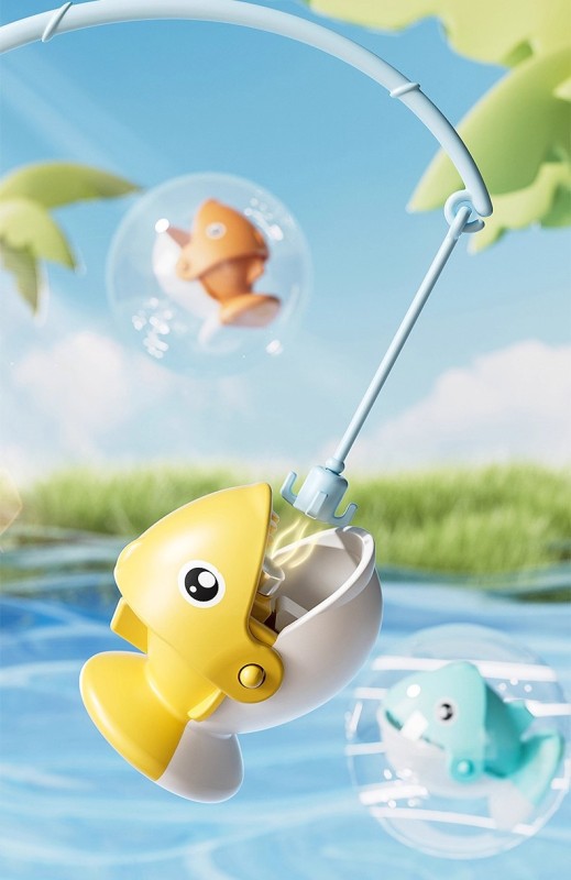 T0037 Large Electric Magnetic Kitten Fishing Toy