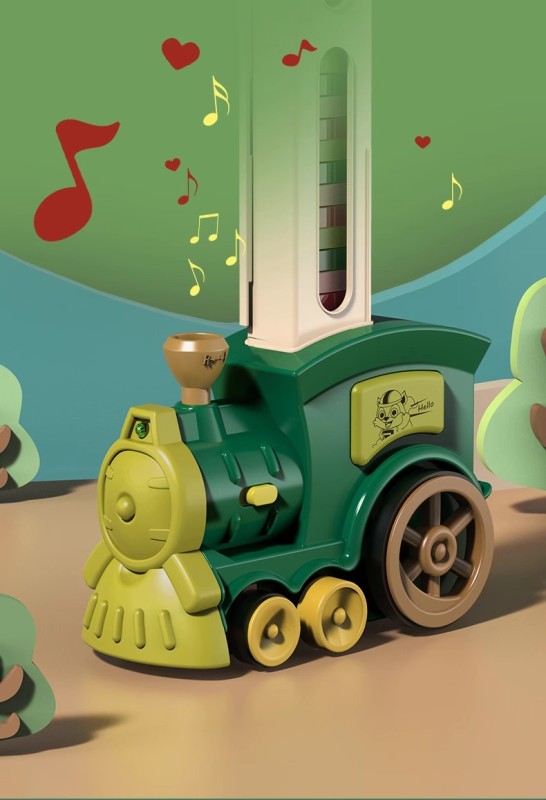 T0046 Children's Train-Shaped Dominoes Toy