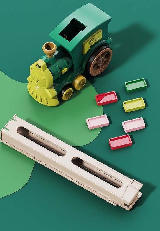 T0046 Children's Train-Shaped Dominoes Toy