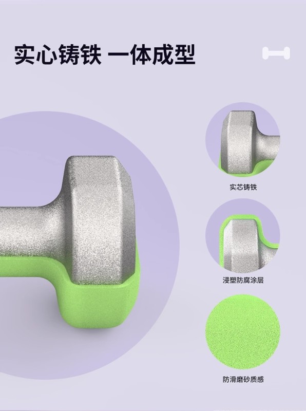 S3010  Cast Iron Dumbbells Fitness Equipment for Men and Women