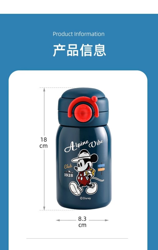 H0016 Disney Kids' Insulated Water Bottle