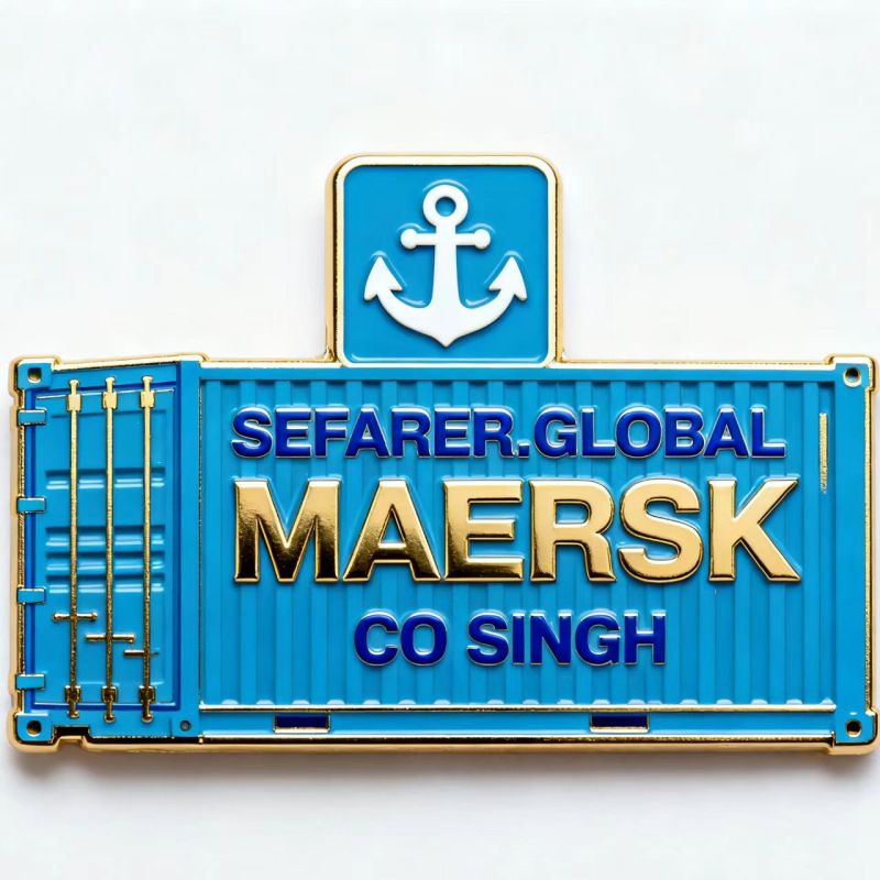 C0017 Shipping Company Commemorative Badge Customization
