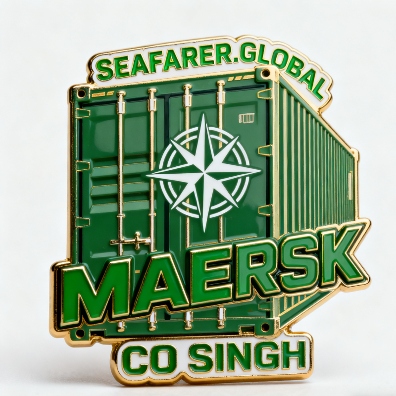 C0017 Shipping Company Commemorative Badge Customization