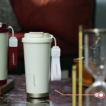 T0070 Lock&Lock Ceramic Lining Thermal Coffee Mug 500ml
