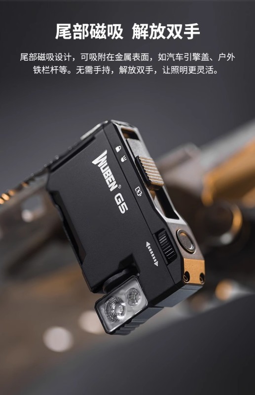 T0068 Portable Deformable Magnetic EDC High-Intensity Flashlight