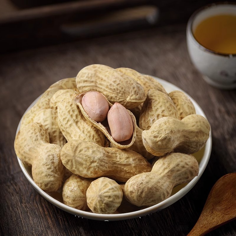 G0026 Lao Jie Kou Garlic Flavored Peanuts, 420g x 3 Bags