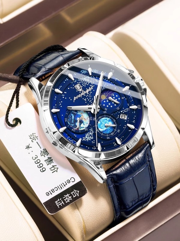 E90591 New Model Men's Quartz Electronic Waterproof Watch