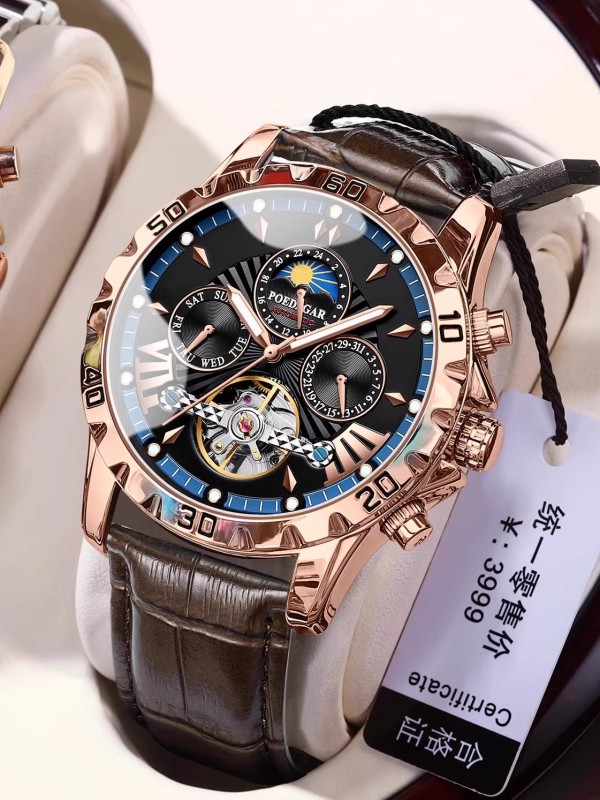 E9065 Men's Waterproof Fully Automatic Mechanical Watch