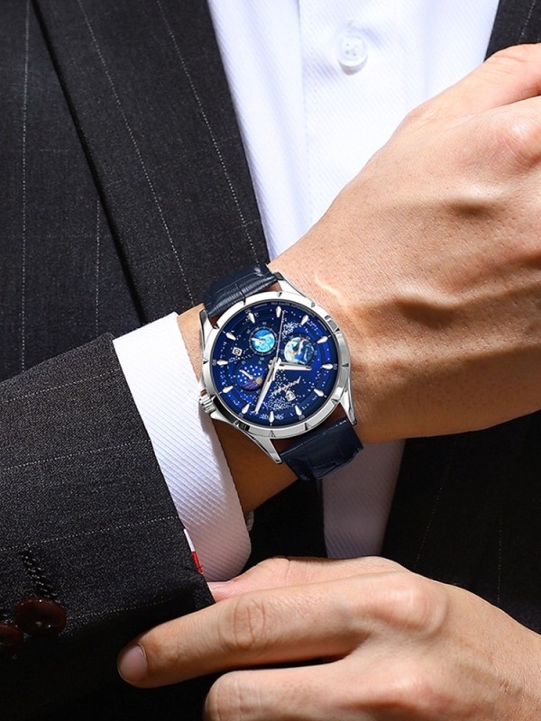 E90591 New Model Men's Quartz Electronic Waterproof Watch