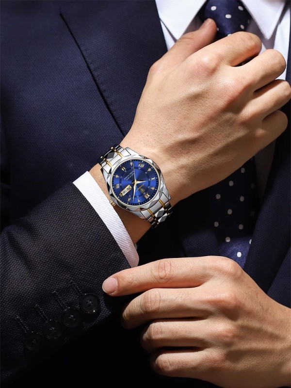 E9062 New Model Men's Quartz Electronic Waterproof Watch