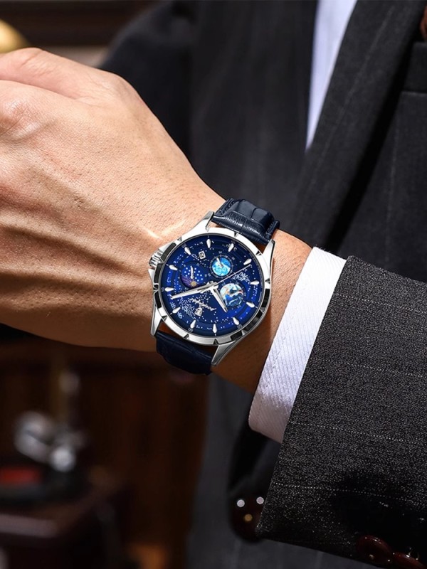 E90591 New Model Men's Quartz Electronic Waterproof Watch