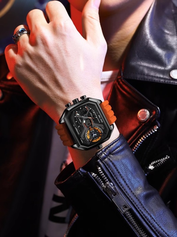 E9061 New Model Men's Quartz Electronic Waterproof Watch