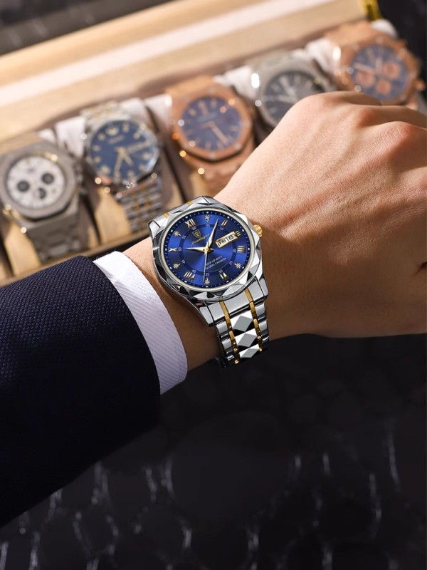 E9062 New Model Men's Quartz Electronic Waterproof Watch
