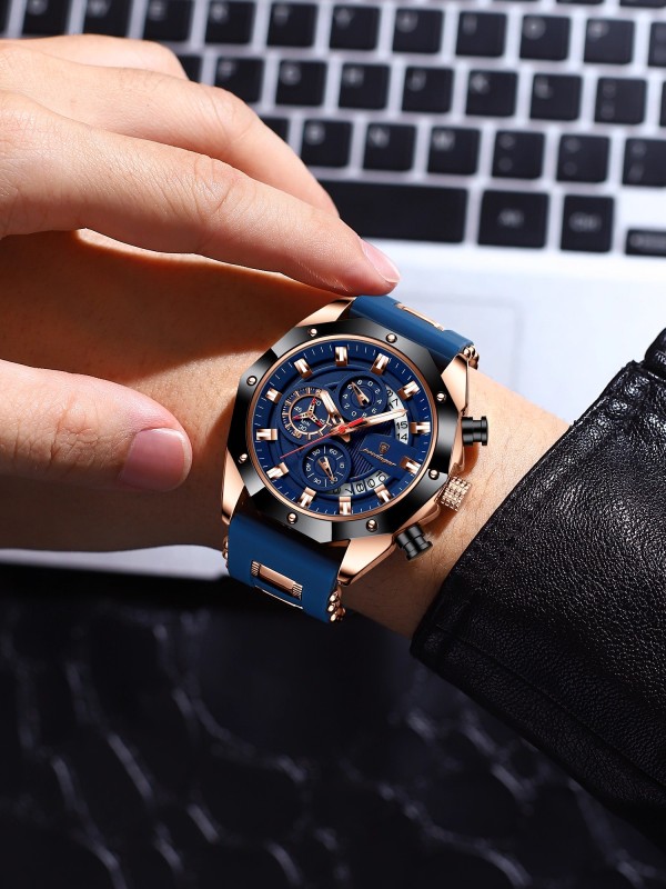 E9064 New Model Men's Quartz Electronic Waterproof Watch