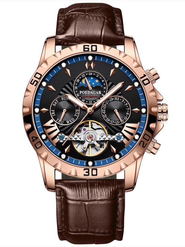 E9065 Men's Waterproof Fully Automatic Mechanical Watch