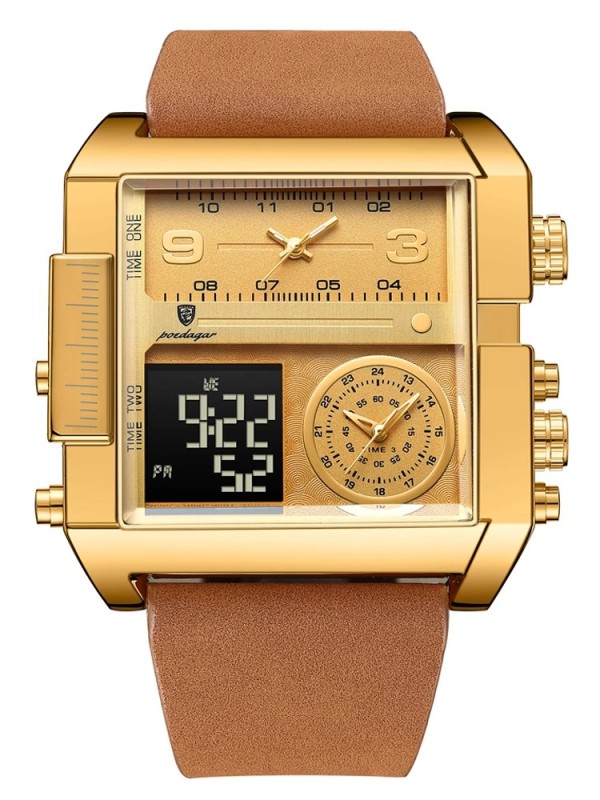 E9066 New Model Men's Quartz Electronic Waterproof Watch