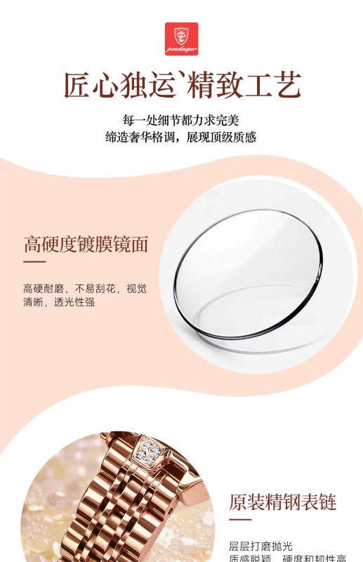 E9063 Women's Waterproof Electronic Watch