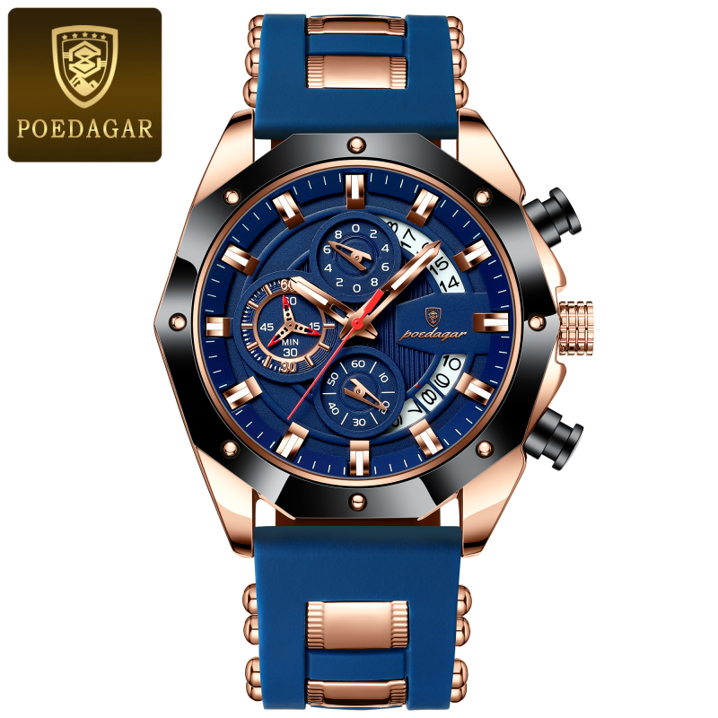 E9064 New Model Men's Quartz Electronic Waterproof Watch