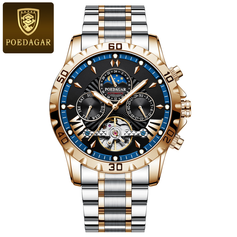 E9065 Men's Waterproof Fully Automatic Mechanical Watch