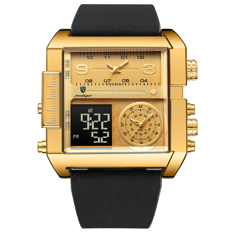 E9066 New Model Men's Quartz Electronic Waterproof Watch