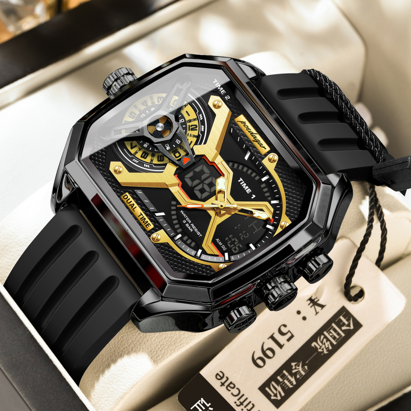 E9061 New Model Men's Quartz Electronic Waterproof Watch