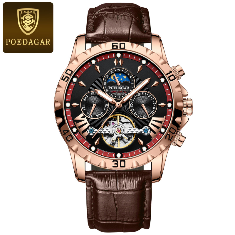 E9065 Men's Waterproof Fully Automatic Mechanical Watch