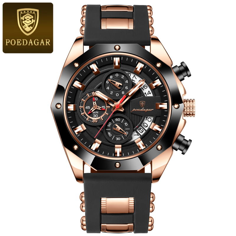 E9064 New Model Men's Quartz Electronic Waterproof Watch