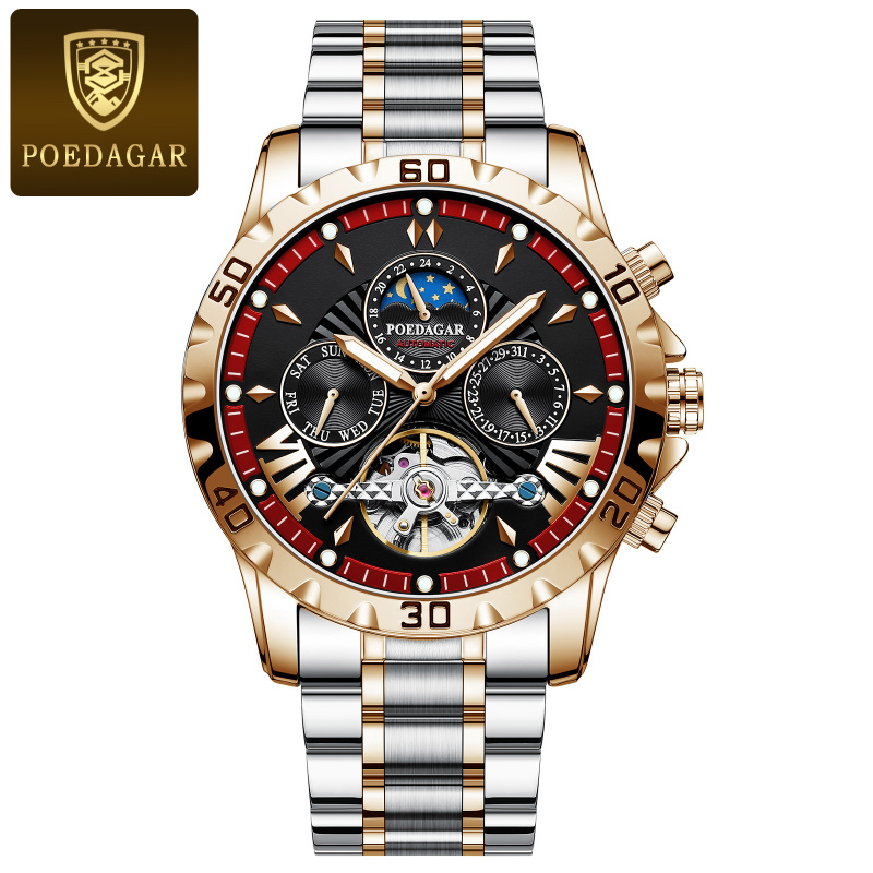 E9065 Men's Waterproof Fully Automatic Mechanical Watch