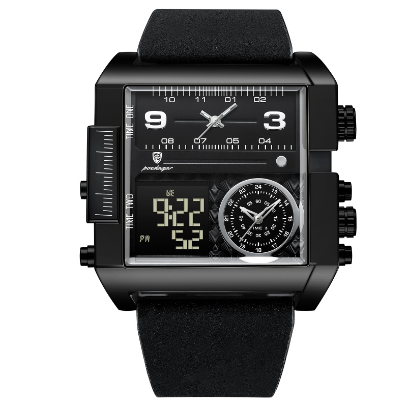 E9066 New Model Men's Quartz Electronic Waterproof Watch
