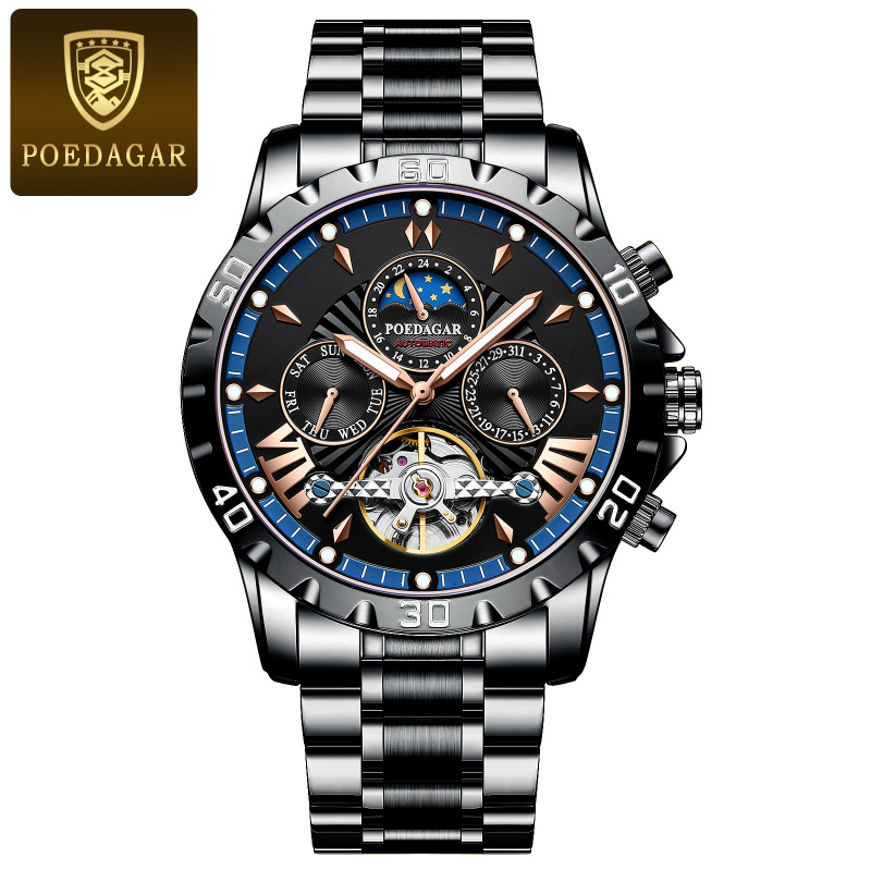E9065 Men's Waterproof Fully Automatic Mechanical Watch