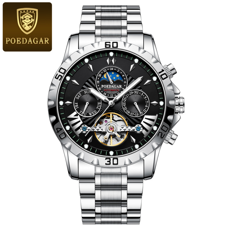 E9065 Men's Waterproof Fully Automatic Mechanical Watch