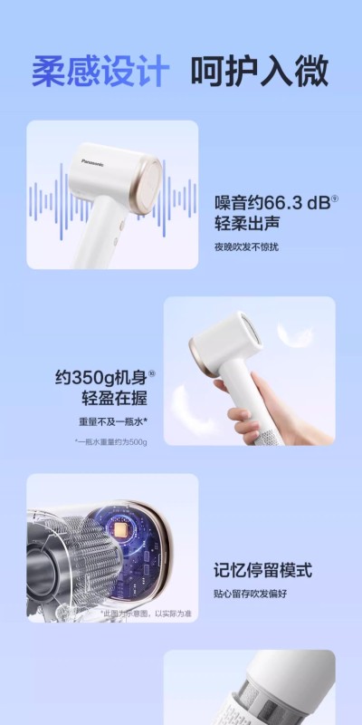 H0020 Panasonic Nozzle-Free High-Speed Negative Ion Hair Dryer EH-NE6L