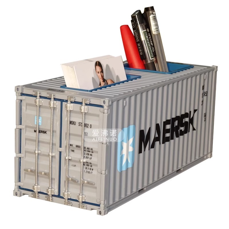 C0020 Container-Style Tissue Box & Pen Holder
