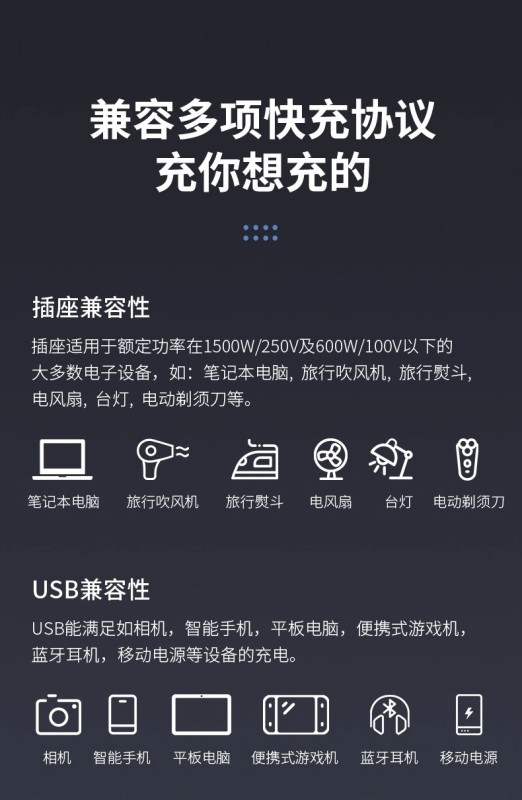 E9070 DELIXI Convertible Global Travel Adapter