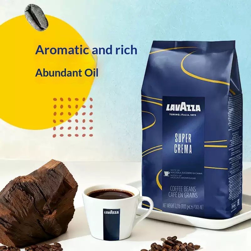 G0040 LAVAZZA Super Crema Italian-Style Rich Aroma Medium Roast Coffee Beans 1kg