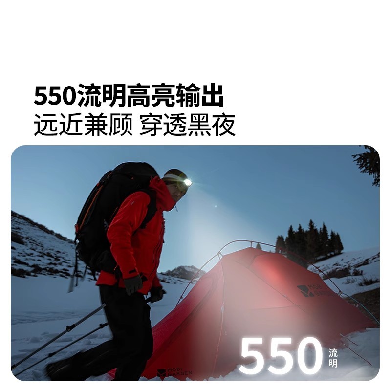 E9072 MobiGarden Long-Lasting Super Bright Waterproof Headlamp