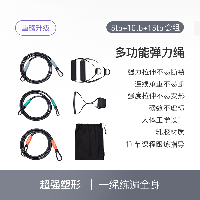 S3023 Keep Resistance Band Set with Door Anchor