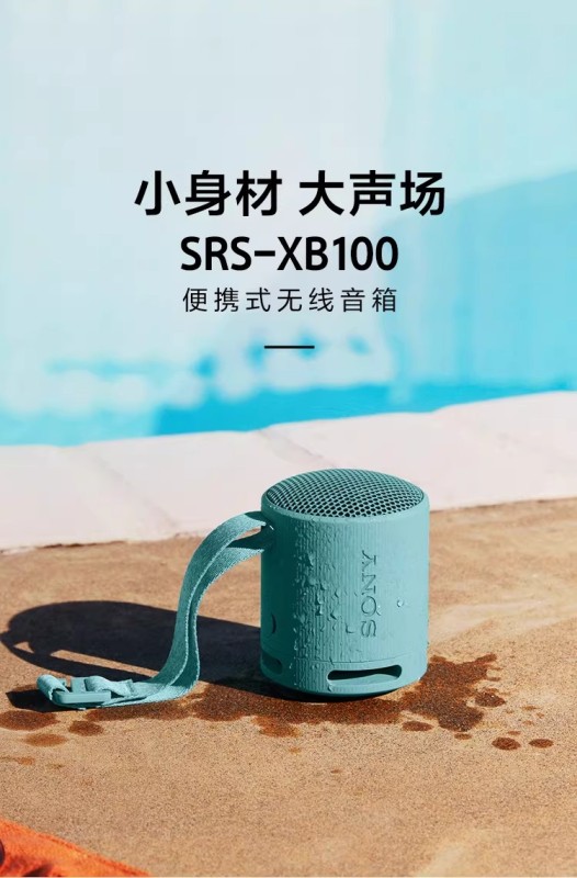 E9077  Sony SRS-XB100 Portable Outdoor Wireless Bluetooth Speaker