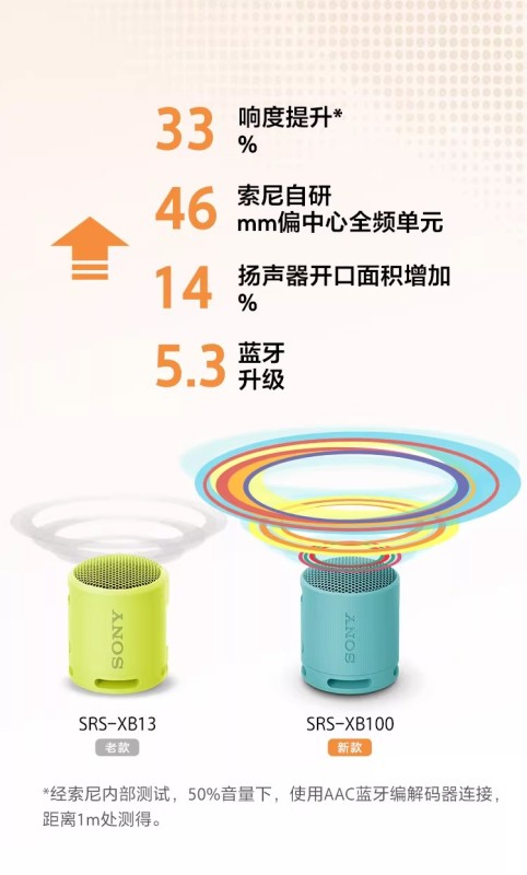 E9077  Sony SRS-XB100 Portable Outdoor Wireless Bluetooth Speaker