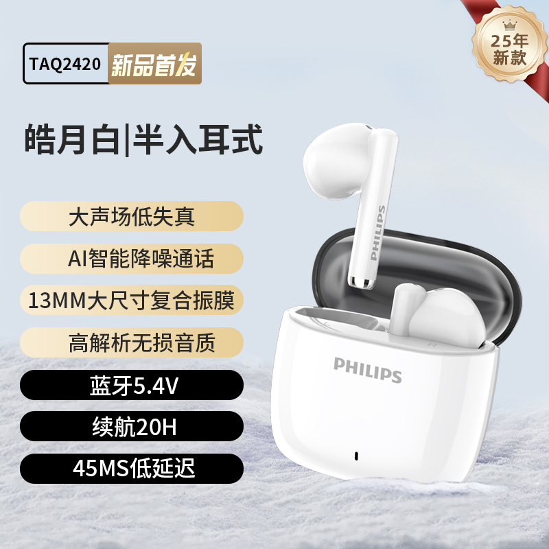 E9081 Philips TAT2420 Wireless Bluetooth Earphones