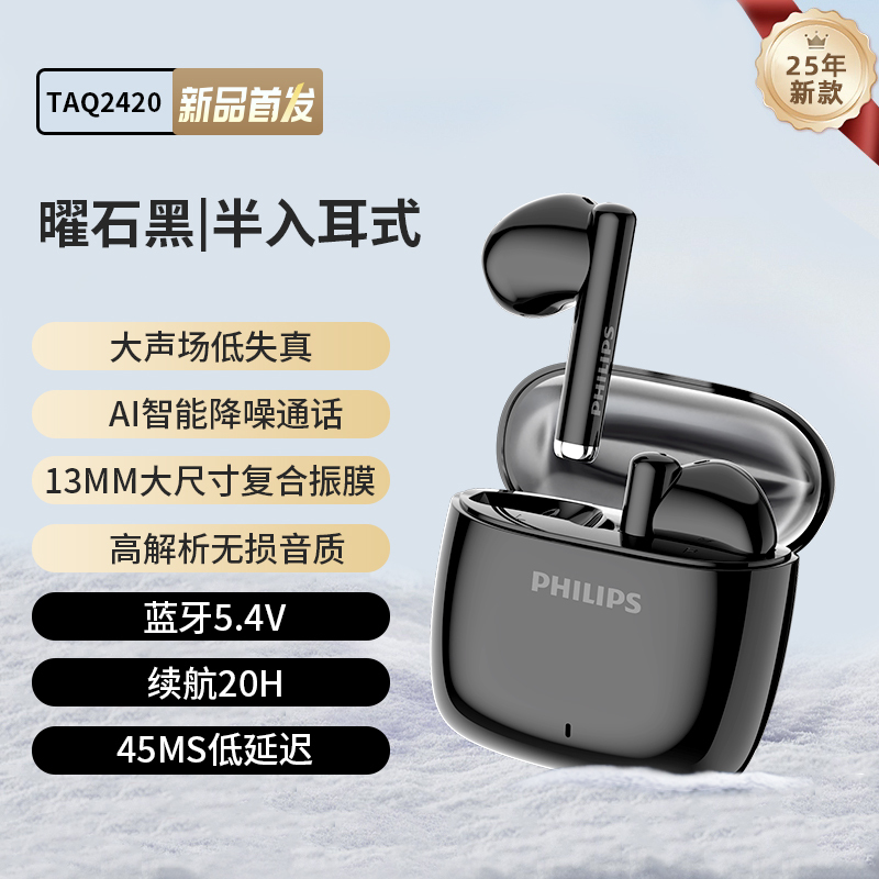 E9081 Philips TAT2420 Wireless Bluetooth Earphones