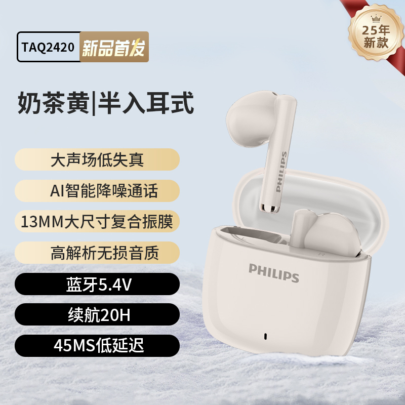 E9081 Philips TAT2420 Wireless Bluetooth Earphones
