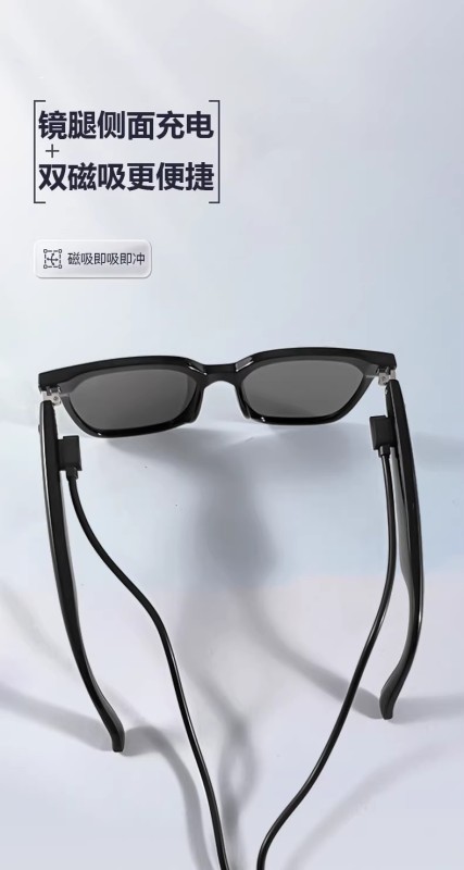 E9085 Unisex Wireless Smart Bluetooth Sunglasses (2-in-1 Audio Glasses & Headphones)