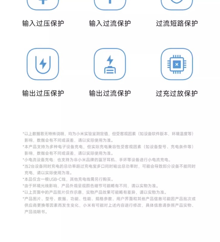 E9016 Xiaomi Power Bank with Built-in Cable  33W 12000mAh