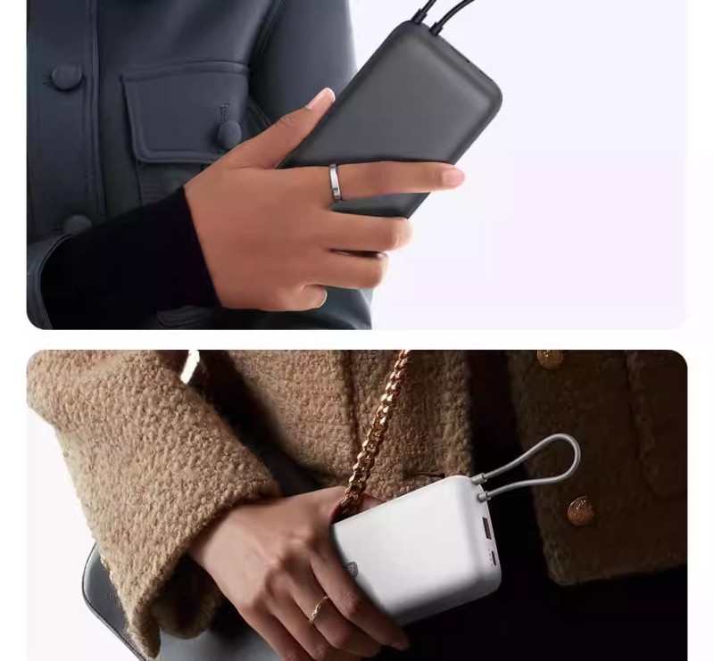 E9016 Xiaomi Power Bank with Built-in Cable  33W 20000mAh