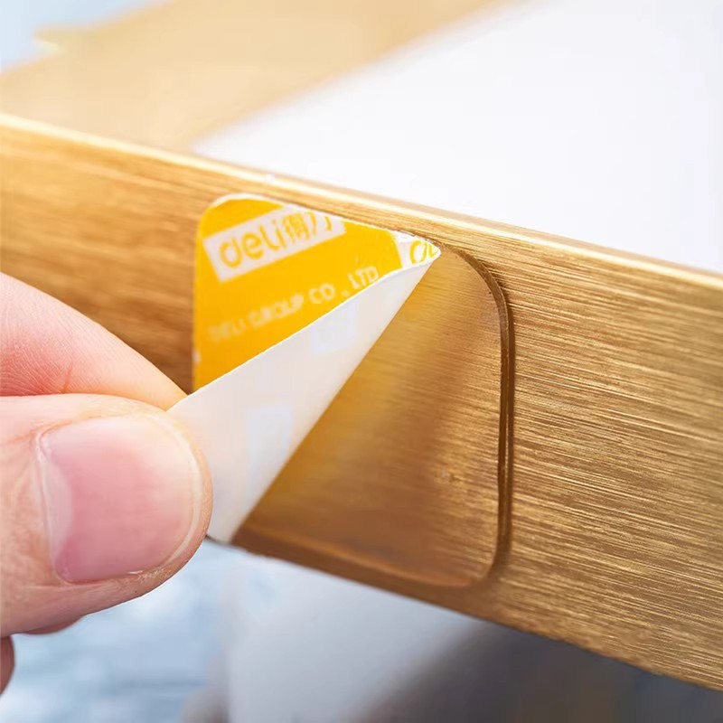 W0014 Deli Nano Double-Sided Transparent Adhesive Tape, Residue-Free, 20-Piece Mixed Size Pack